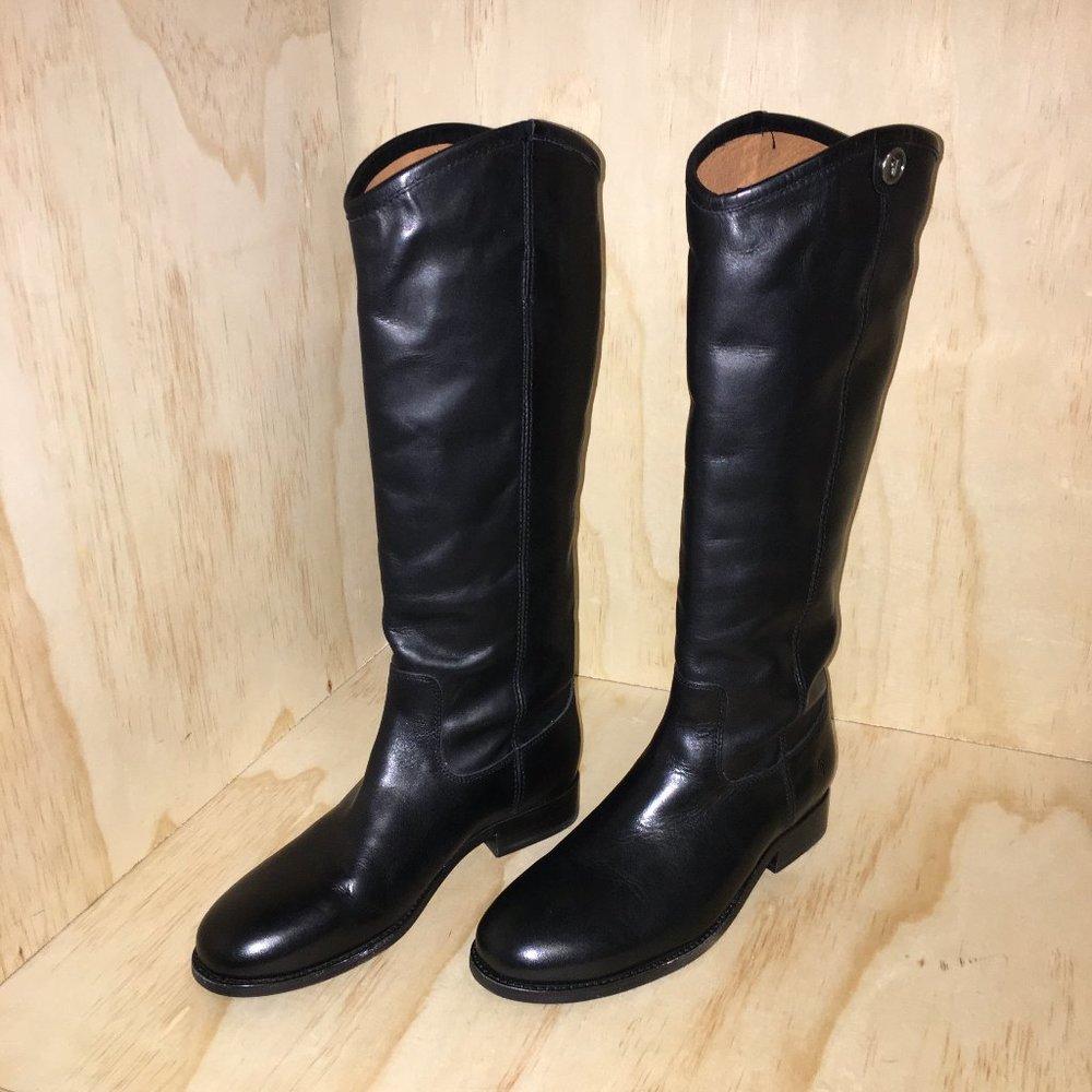 Frye Women's Melissa Button 2 Riding Boot - Picture 3 of 10